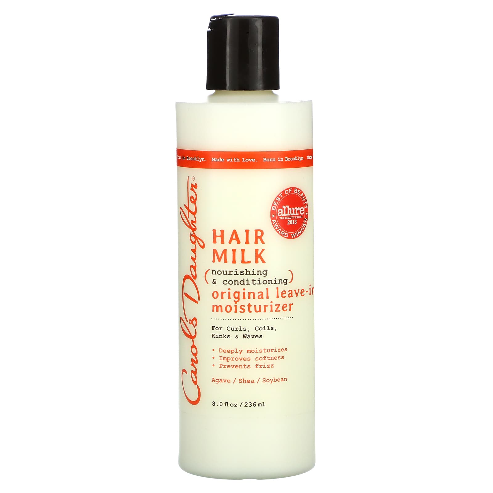 Carol's Daughter, Hair Milk, Nourishing & Conditioning, Original Leave-In Moisturizer, For Curls, Coils, Kinks & Waves(236 ml)