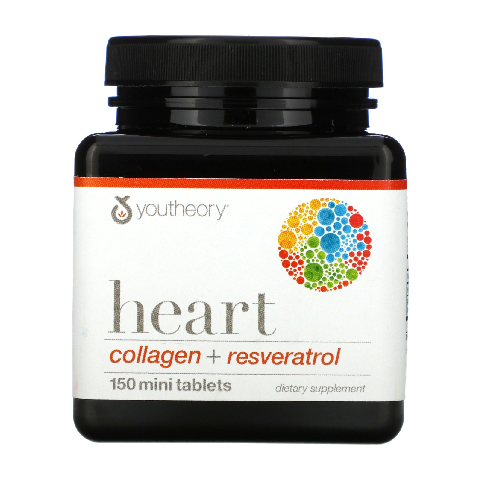 Youtheory, Heart, Collagen + Resveratrol, Mini Tablets