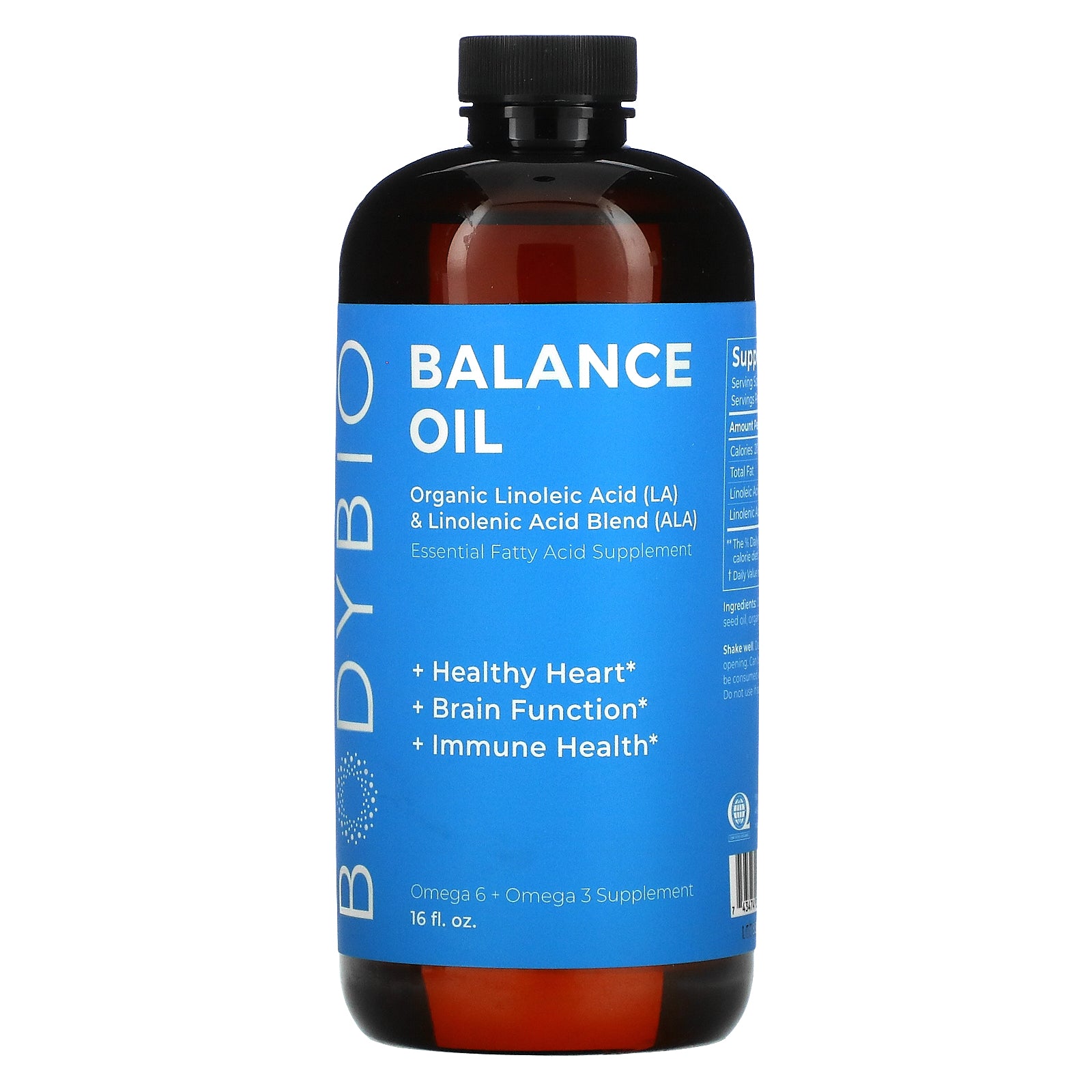 Bodybio, Balance Oil, Organic Linoleic Acid And Linolenic Acid Blend(473 Ml)