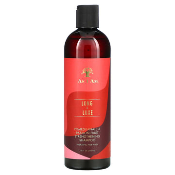 As I Am, Long & Luxe, Strengthening Shampoo, Pomegranate & Passion Fruit (355 ml)