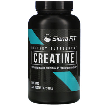 Sierra Fit, Creatine, 750 mg, Veggie Capsules