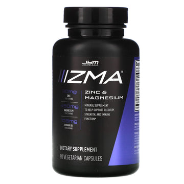 JYM Supplement Science, ZMA, Zinc & Magnesium, Vegetarian Capsules