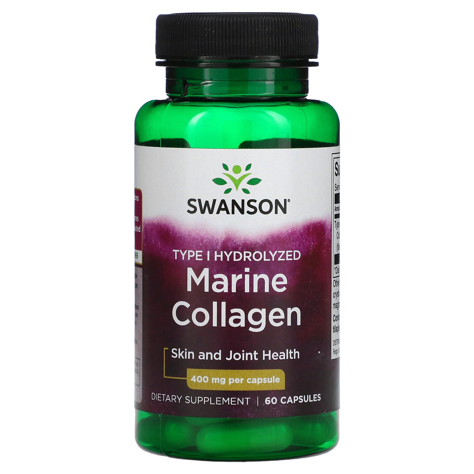 Swanson, Marine Collagen, 400 mg