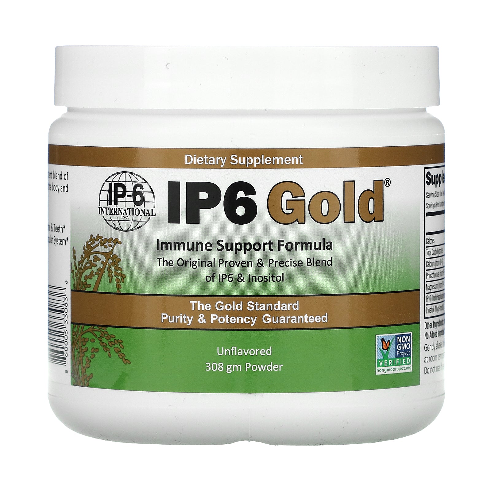 Ip-6 International, Ip6 Gold, Immune Support Formula Powder, Unflavored