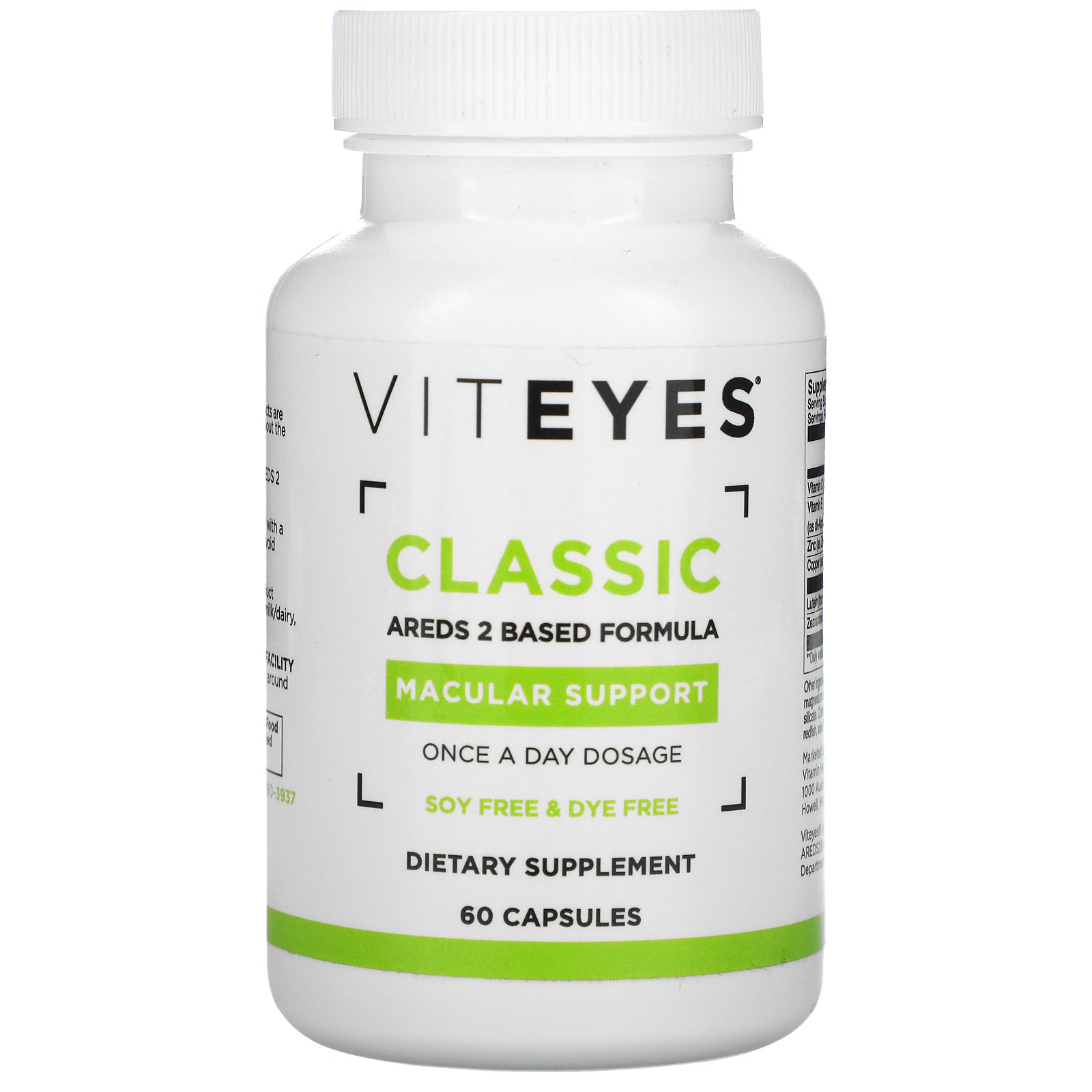 Viteyes, Classic Macular Support, Areds 2 Based Formula,  Capsules
