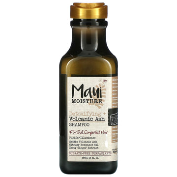 Maui Moisture, Detoxifying + Volcanic Ash, Shampoo, For Dull, Congested Hair (385 ml)