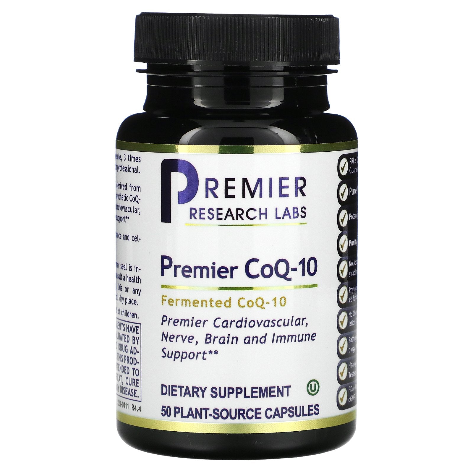 Premier Research Labs, Premier Coq-10, Fermented Plant-Source Capsules