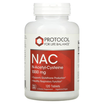 Protocol for Life Balance, NAC, 1,000 mg Tablets
