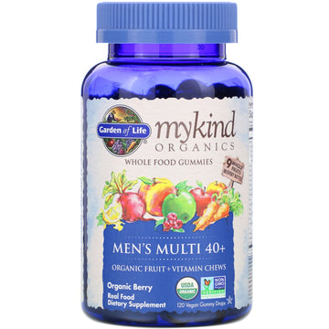 Garden of Life, MyKind Organics, Men's Multi 40+, Organic Berry