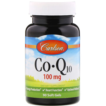 Carlson Labs, CoQ10, 100 mg Soft Gels