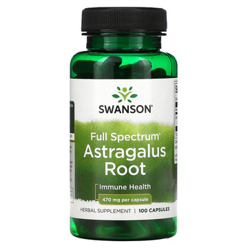 Swanson, Full Spectrum Astragalus Root, 470 mg, Capsules