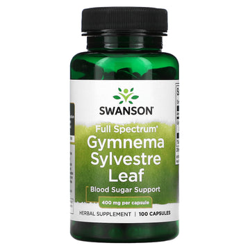 Swanson, Gymnema Sylvestre Leaf, Full Spectrum, 400 mg, Capsules