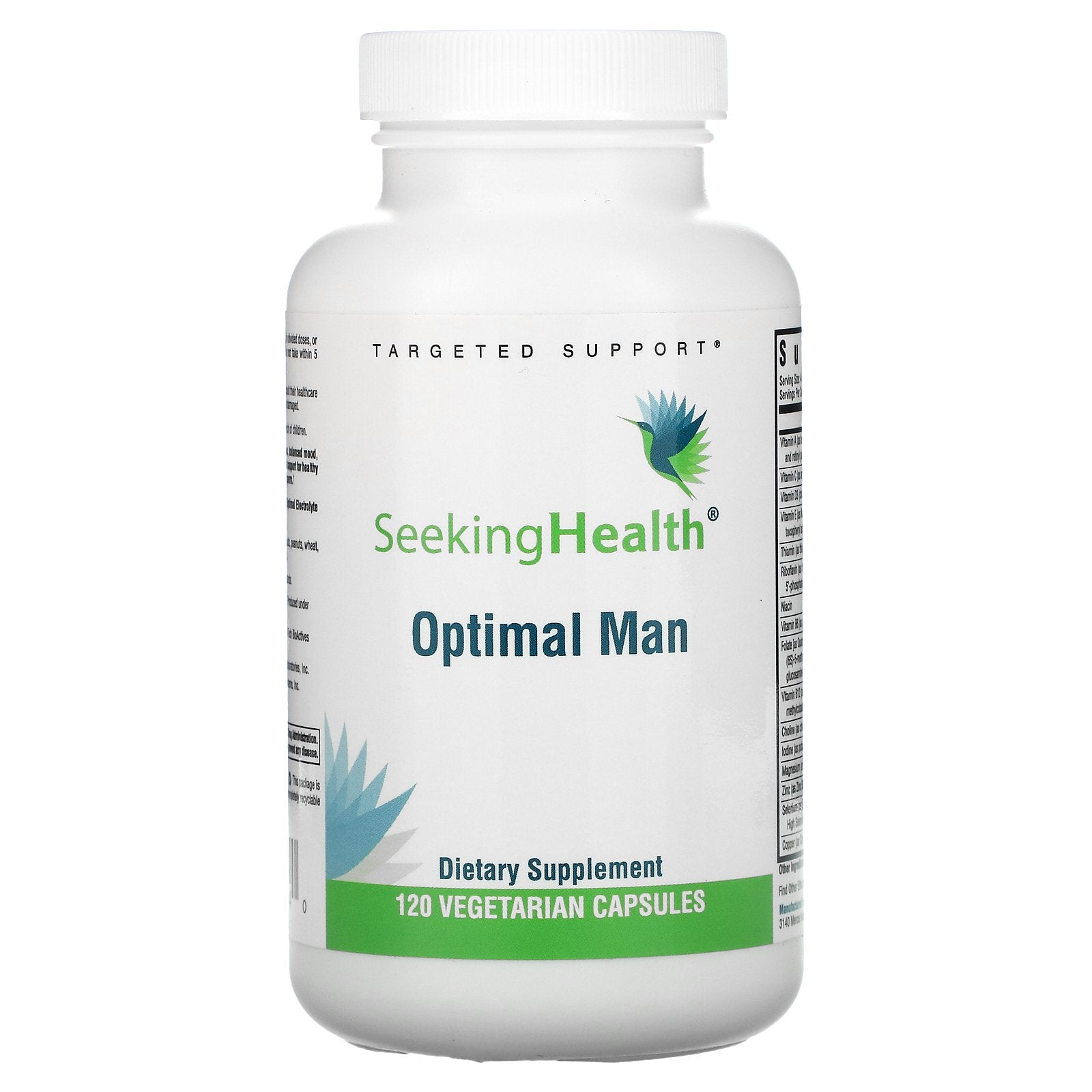 Seeking Health, Optimal Man,Vegetarian Capsules