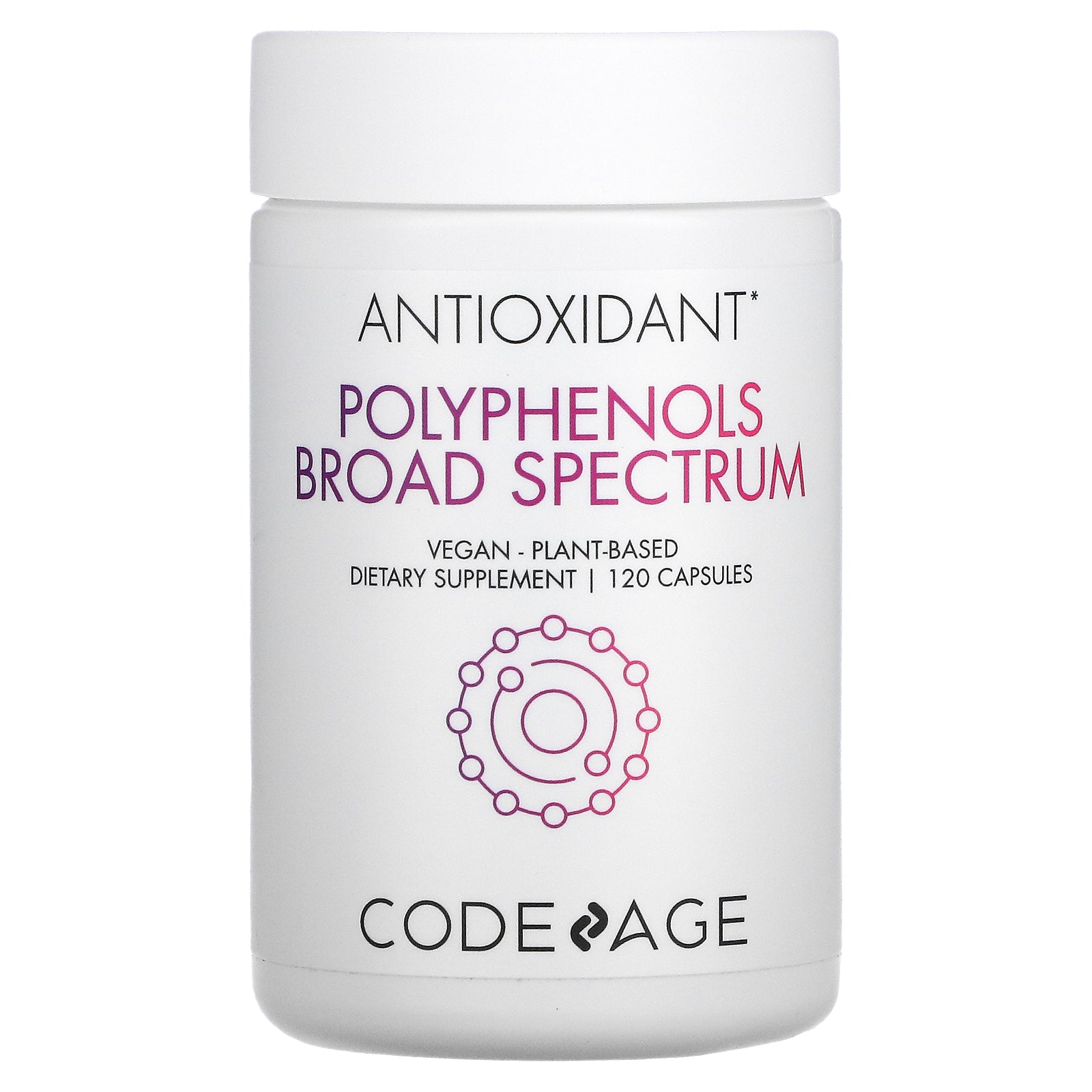 CodeAge, Polyphenols Broad Spectrum Capsules