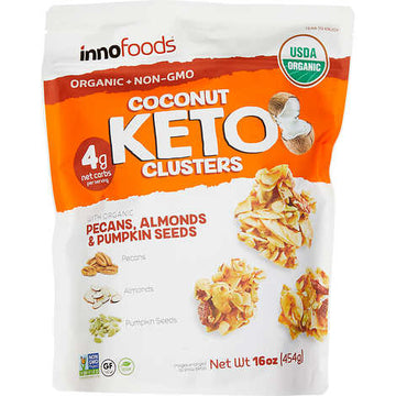 Inno Foods Organic Coconut Keto Clusters