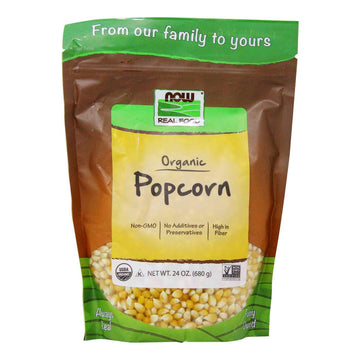 Now Foods Organic Popcorn -  (680 G)