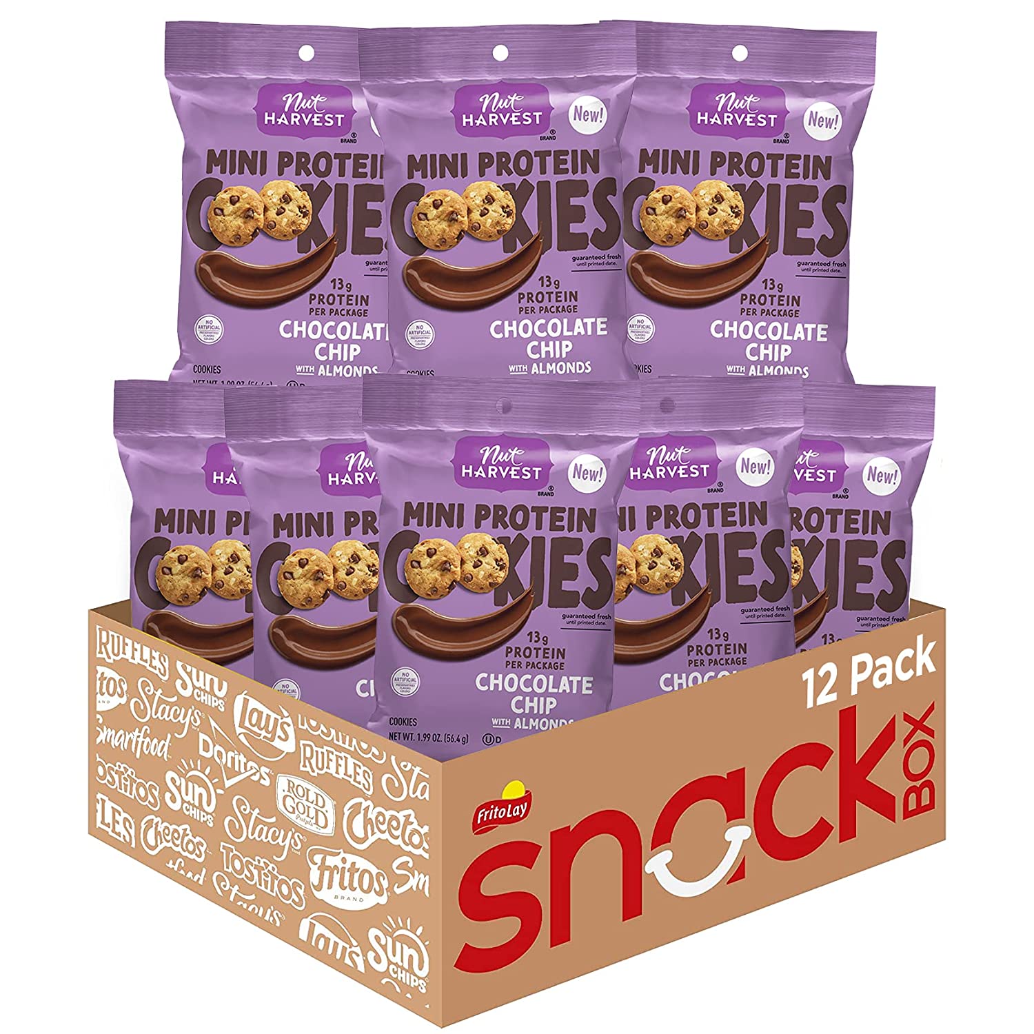 Nut Harvest Protein Mini Cookies , 1.99Oz (12 Count)