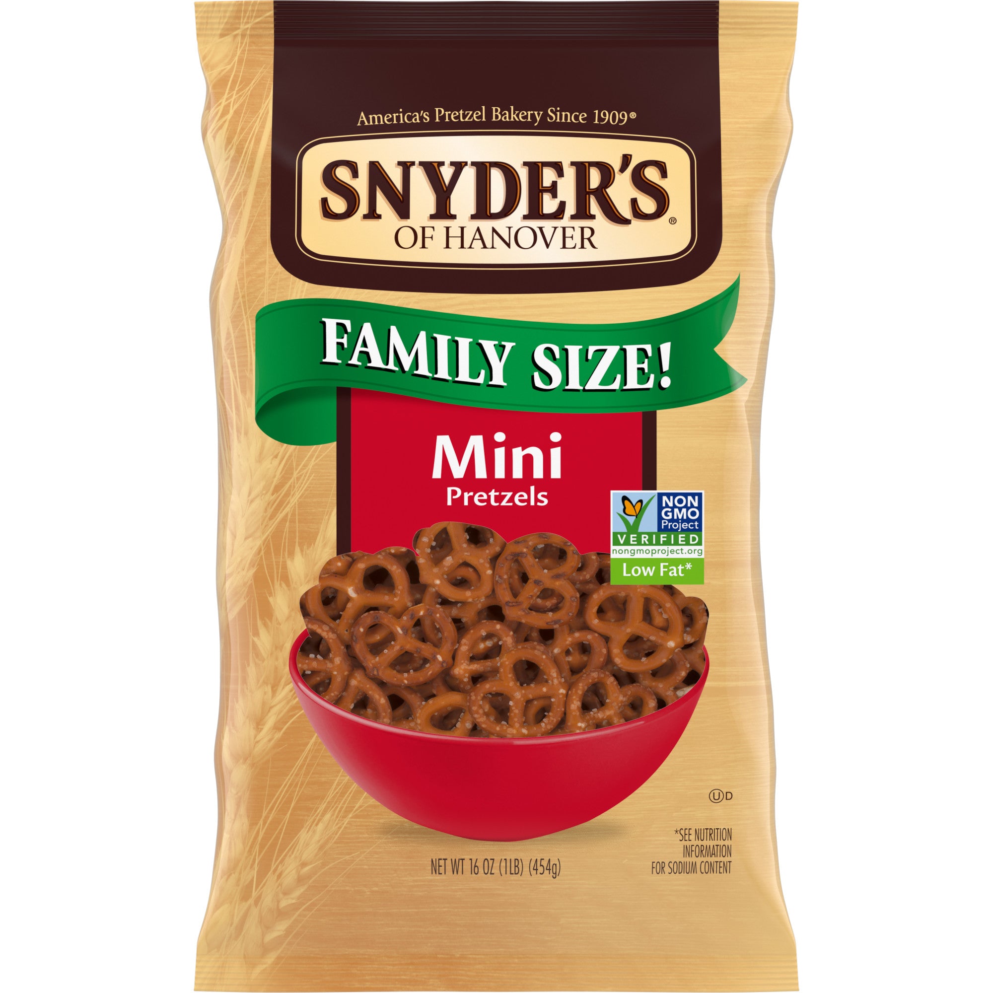 Snyder's of Hanover Pretzels, Mini Pretzels, Family Size
