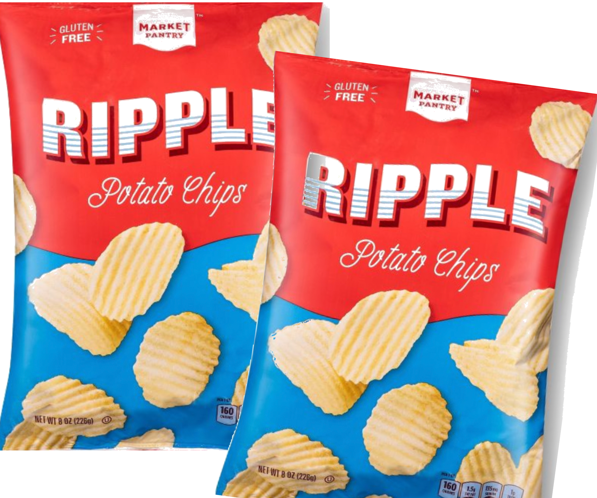 Ripple Potato Chips -  2pk - Gluten free