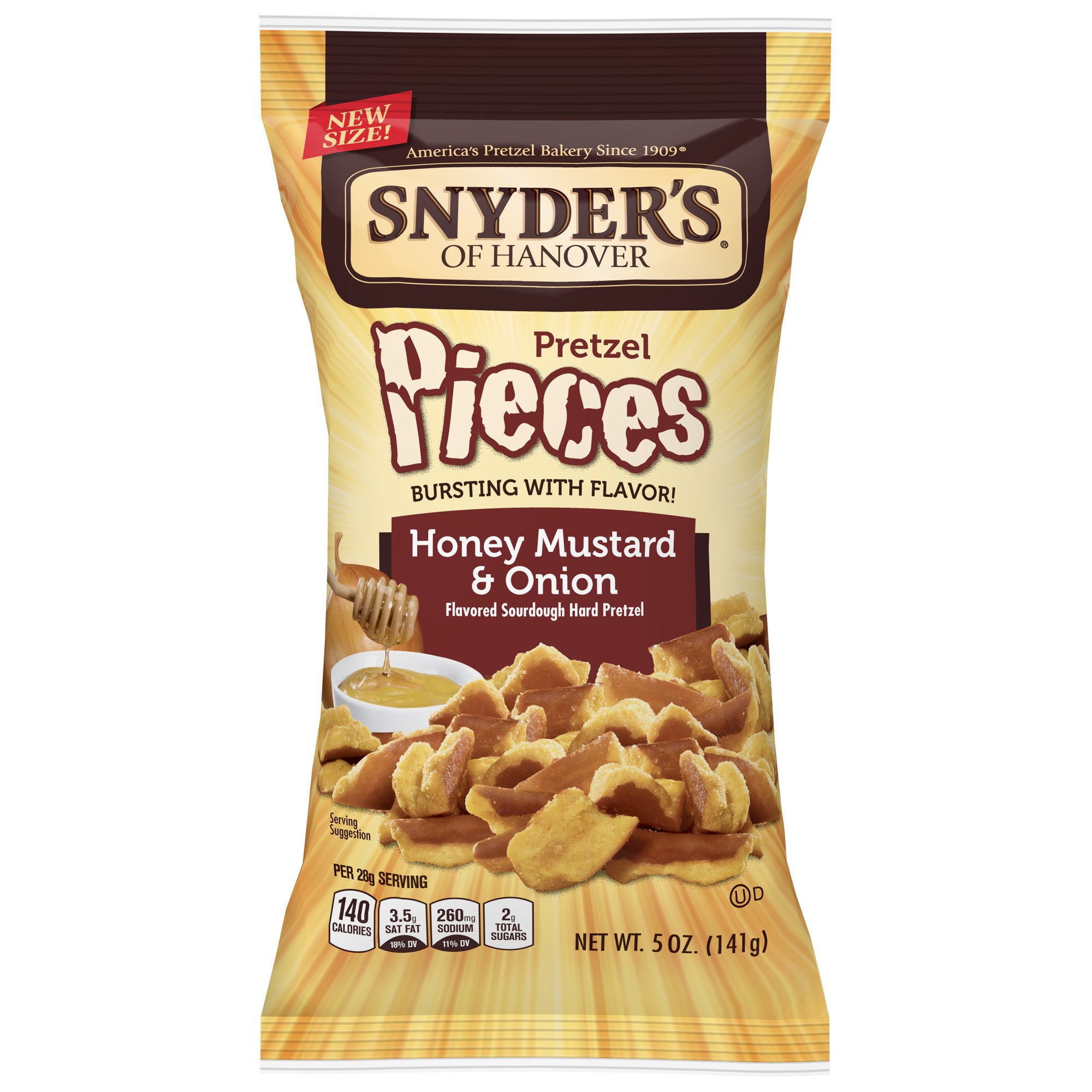 Snyder's of Hanover Pretzel Pieces, Honey Mustard & Onion