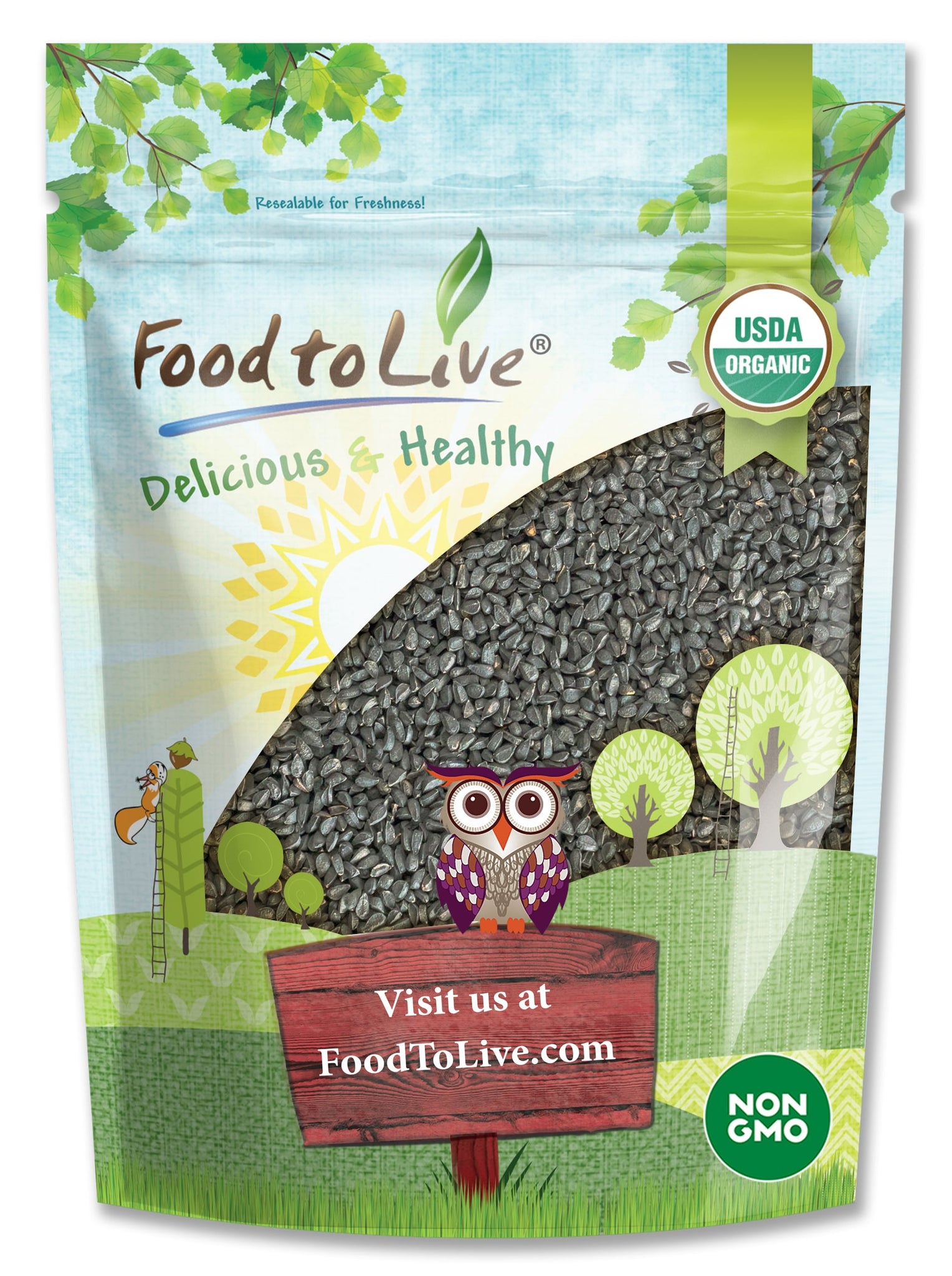 Food to Live Organic Black Cumin Seeds