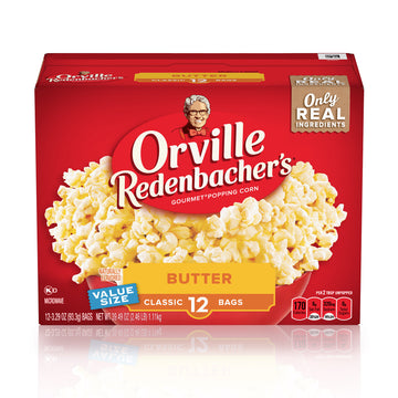 Orville Redenbacher's Butter Microwave Popcorn, 12 Ct