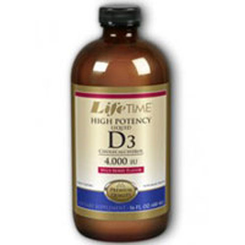 Liquid D3 High Potency Wild Berry 16 oz By Life Time Nutriti