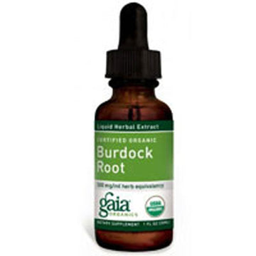 Burdock Root Certified Organic 4 oz By Gaia Herbs