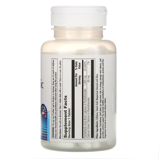 KAL, Pantothenic Acid, 1000 mg