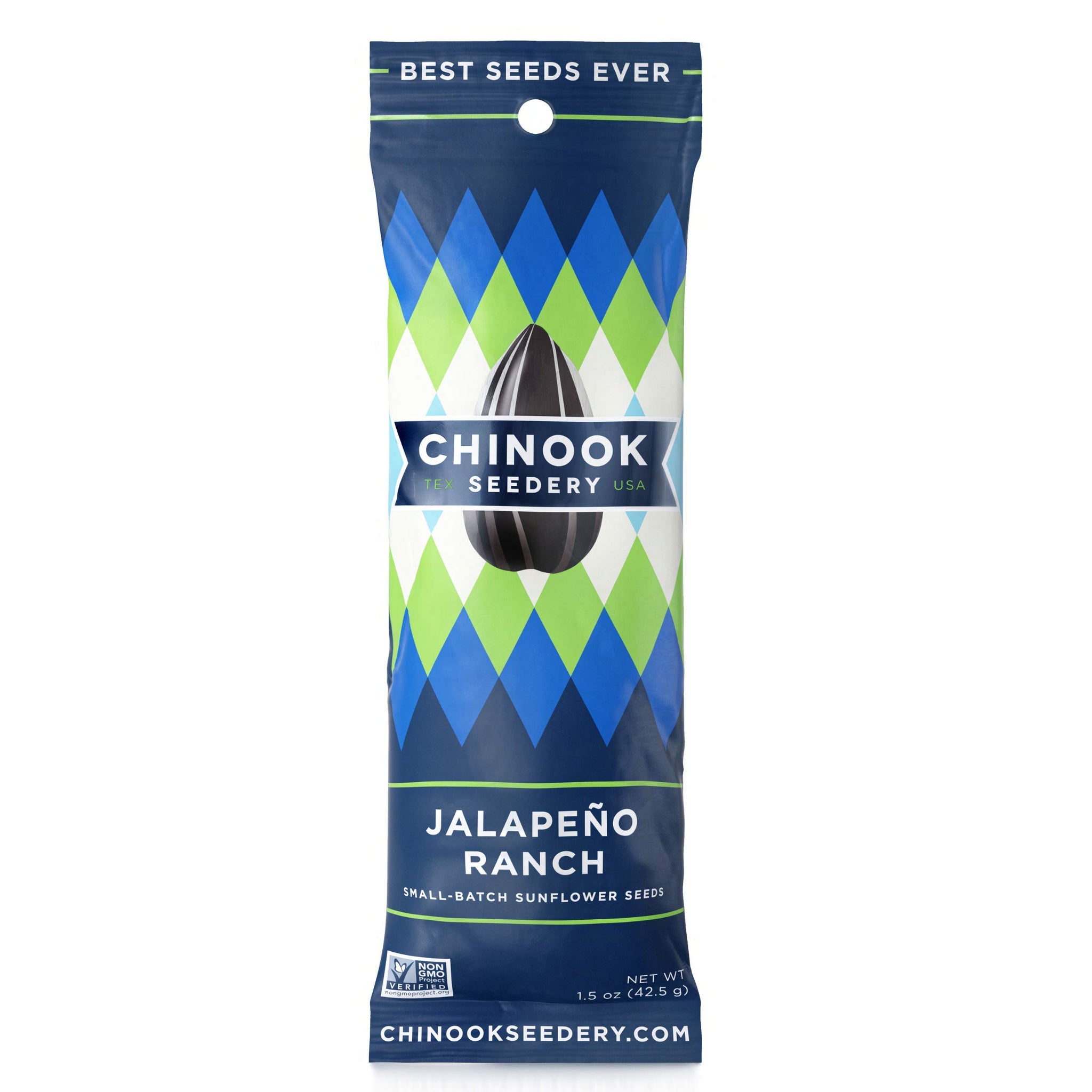 Chinook Seedery Sunflower Seeds - (Pack of 36) - Jalapeno Ranch