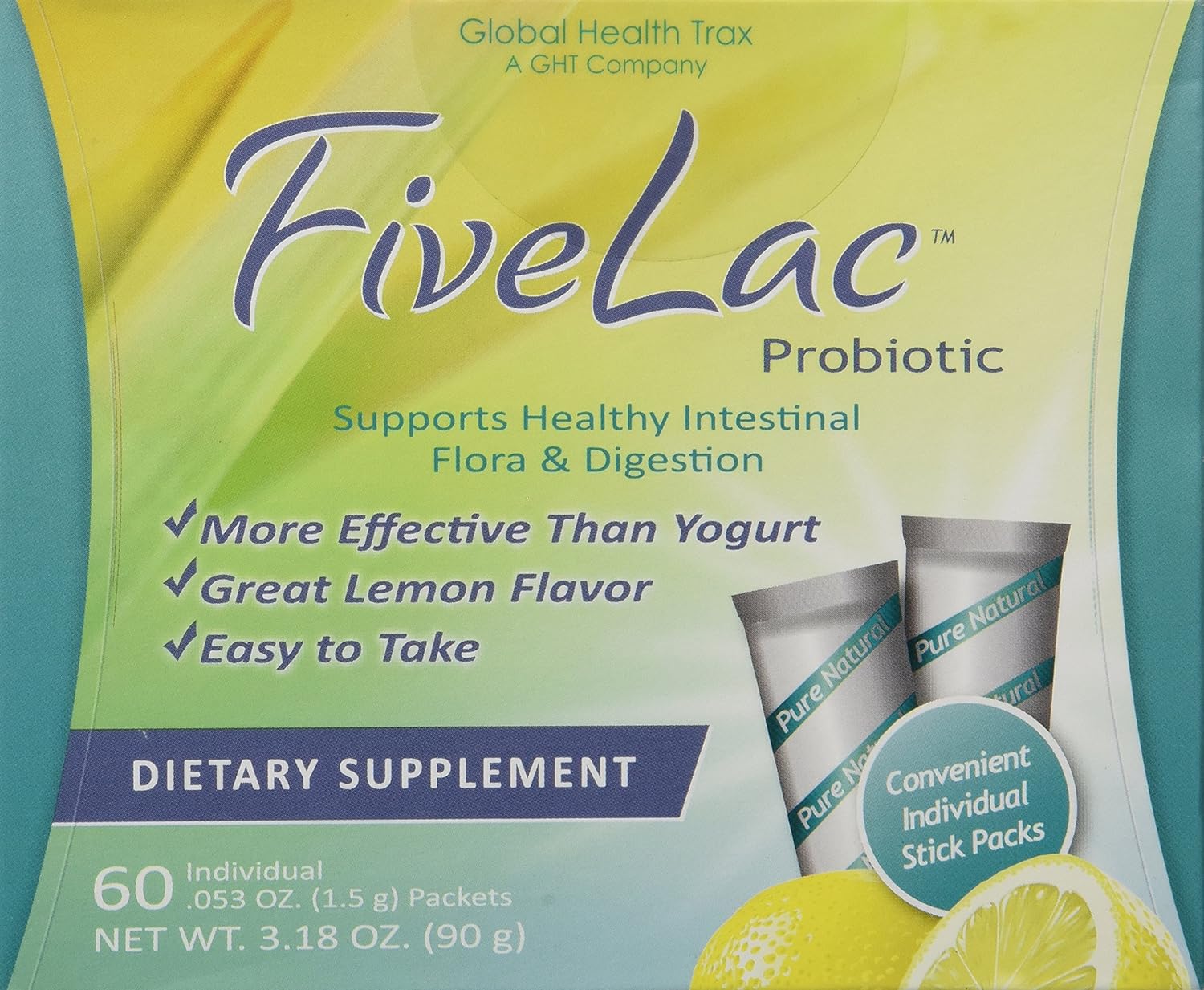 Fivelac-Five Lac Probiotic (60 Packets)6 Ounces