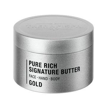 THERAPISPA Pure Rich Signature Butter with Hyaluronic Acid, Niacinamide, Panthenol & Ceramides | Body Lotion & Moisturizer | Nourish, Hydrate, and Moisturize Dry Body & Skin, 7  (Gold)