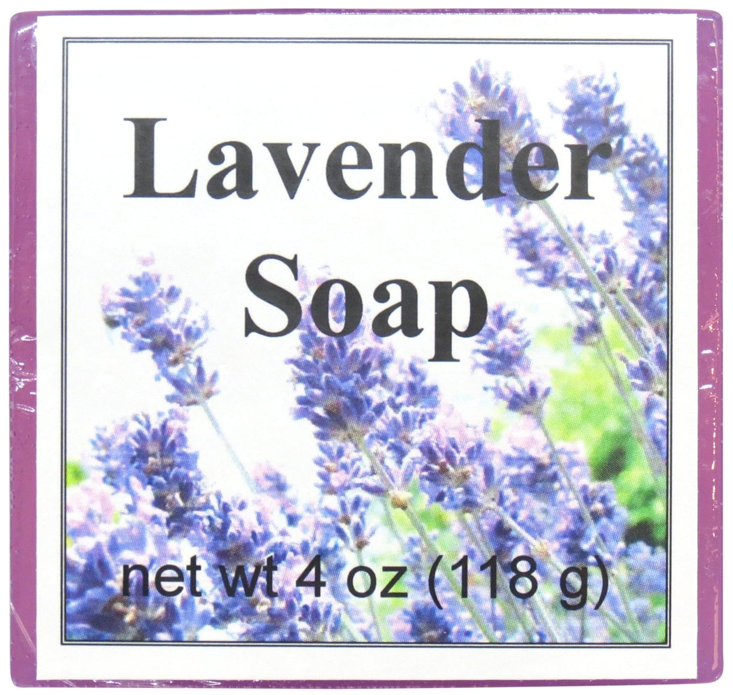 Eclectic Lady Lavender Glycerin Soap, 4  Bar