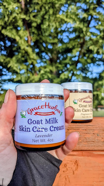 end. Goat Milk Skin Care Cream, 4  Jar_AB