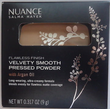 Nuance Salma Hayek awless Finish Velvety Smooth Pressed Powder with Argan Oil #520 Light Medium
