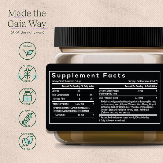 Gaia Herbs Turmeric Boost Restore - Turmeric Drink Mix Supporting A He