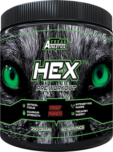 Hex Pre Workout 'Fruit Punch' - The Ultimate Pre Workout Supplement By330 Grams