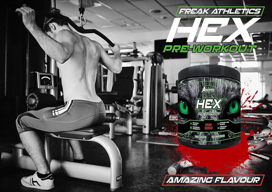 Hex Pre Workout 'Fruit Punch' - The Ultimate Pre Workout Supplement By330 Grams