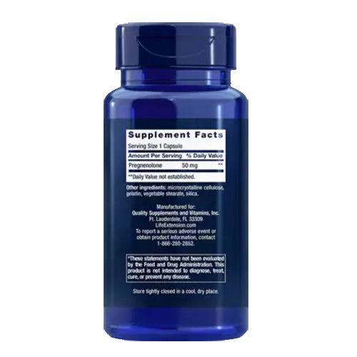 Pregnenolone 100 caps By Life Extension