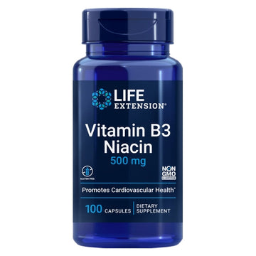 Vitamin B3 Niacin 100 caps By Life Extension