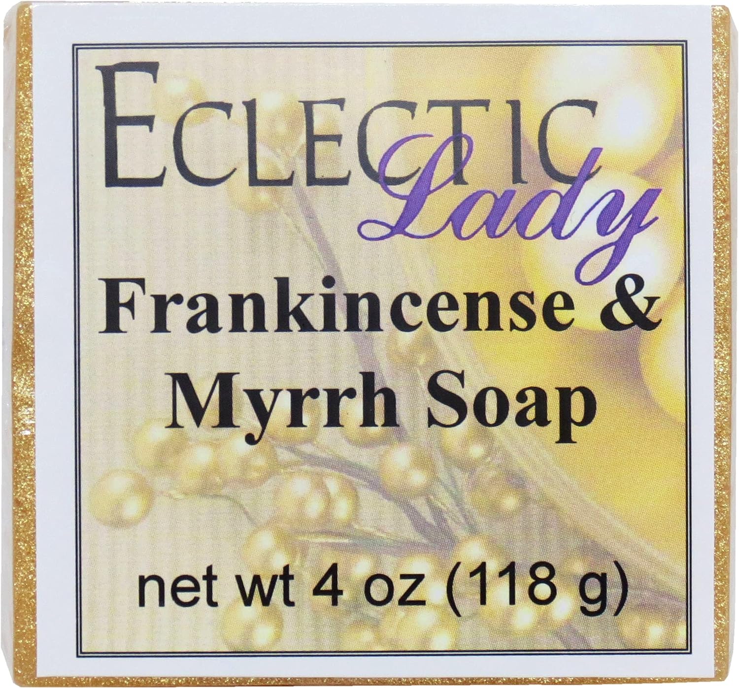 Eclectic Lady Frankincense And Myrrh Glycerin Soap, 4  Bar