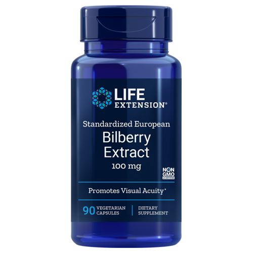 Bilberry Extract 90 Veg Caps By Life Extension