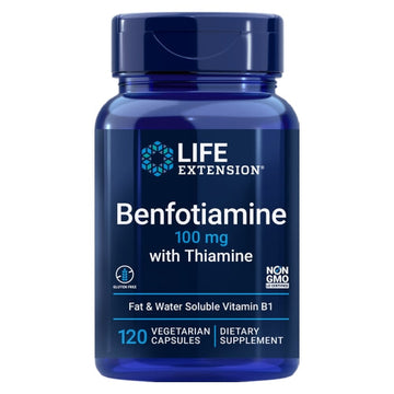 Benfotiamine with Thiamine 120 caps By Life Extension