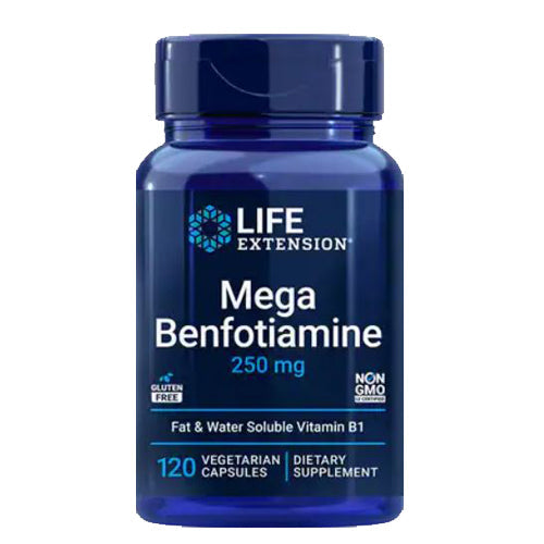 Mega Benfotiamine 120 Vcaps By Life Extension