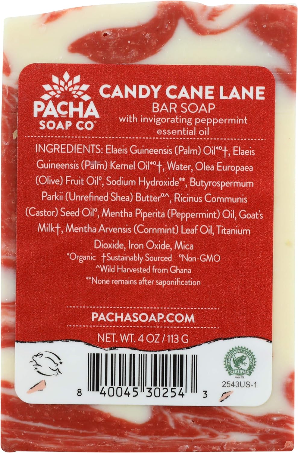 Esupli.com  PACHA SOAP Peppermint Twist Bar Soap, 4 