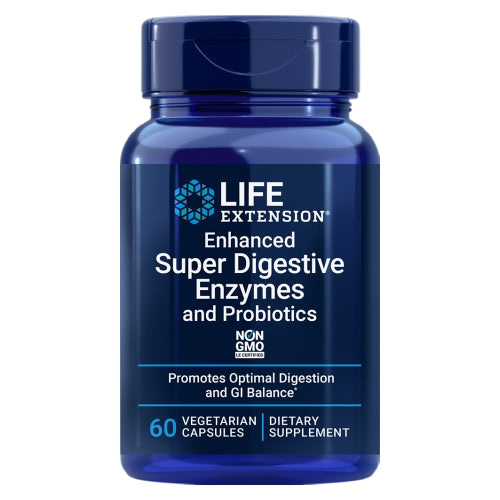 Enhanced Super Digestive Enzymes with Probiotics 60 Veg Caps