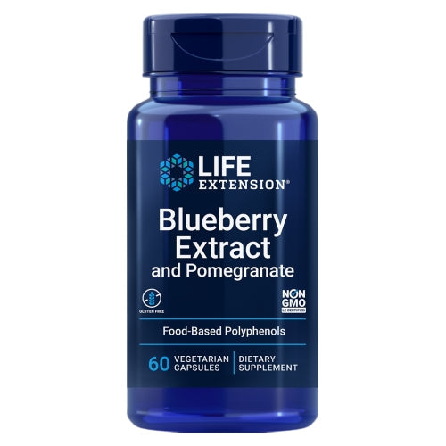 Blueberry Extract with Pomegranate 60 vcaps By Life Extensio