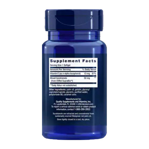 Super-Absorbable Tocotrienols 60 softgels By Life Extension