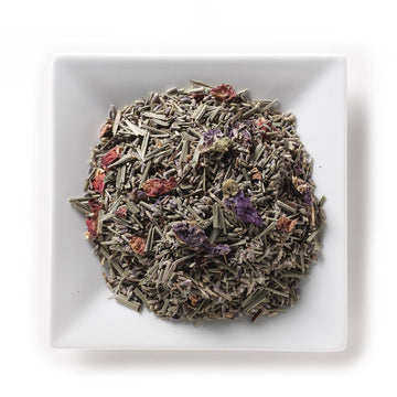 Mahamosa Midnight Blue Tea , Herbal Flower Tea Blend Loose Leaf (with blue lavender, cornflowers, blue mallow blossoms, rose petals, lemon grass, lemon, mango flavors)