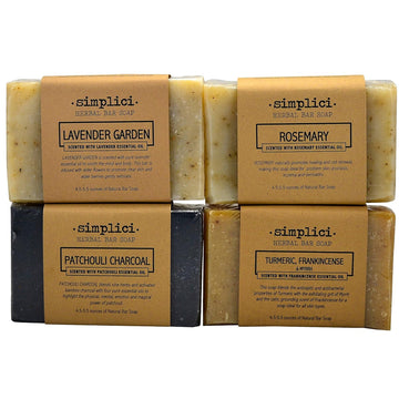 SIMPLICI Powerful Calm bar soap 4-pack